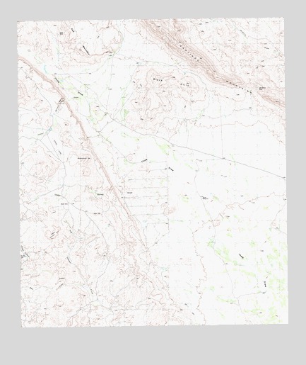 Butterbowl, TX USGS Topographic Map
