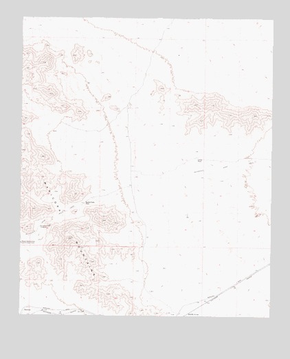Butterfield Pass, AZ USGS Topographic Map