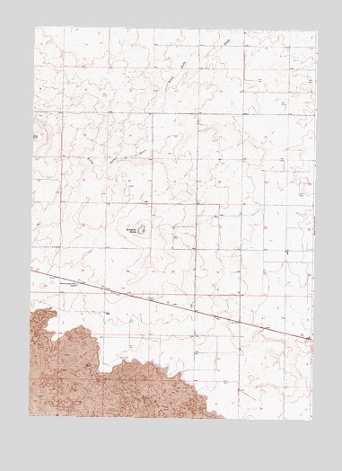 Butterfly Butte, ID USGS Topographic Map