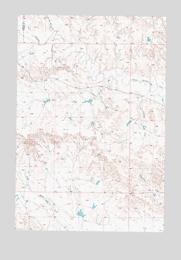Butterfly Creek, MT USGS Topographic Map