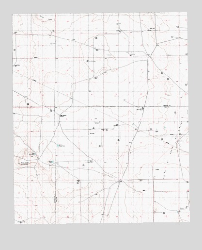 Button Mesa South, NM USGS Topographic Map