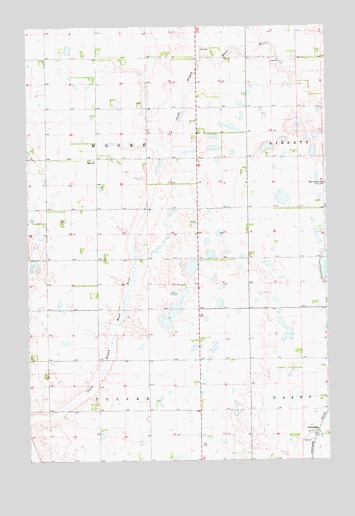 Buttzville, ND USGS Topographic Map