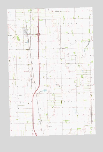 Buxton, ND USGS Topographic Map