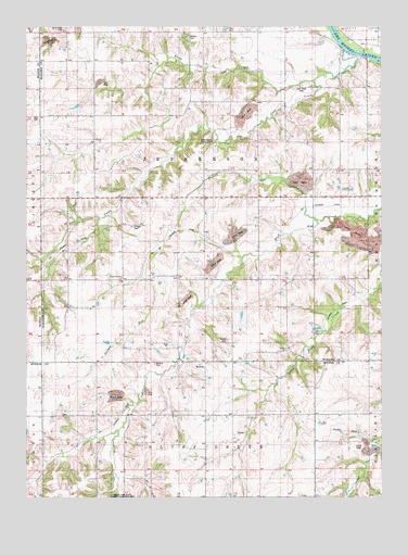 Buxton, IA USGS Topographic Map