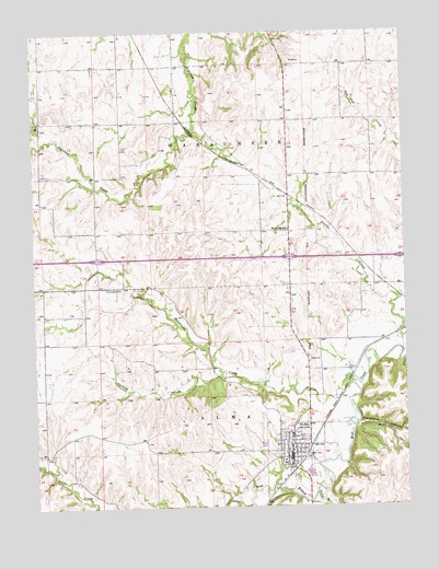 Alma, KS USGS Topographic Map
