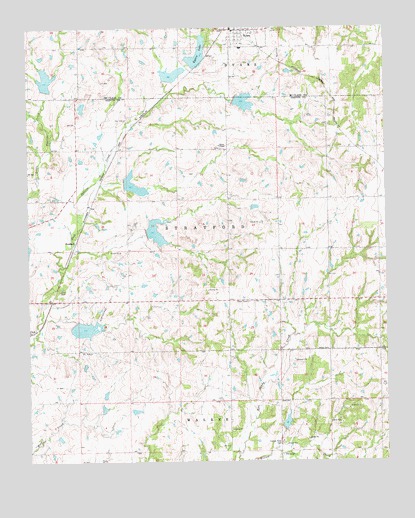 Byars, OK USGS Topographic Map