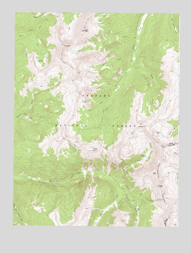 Byers Peak, CO USGS Topographic Map