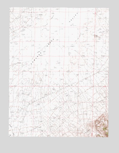 Byers Ranch, NV USGS Topographic Map