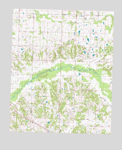 Byhalia NW, MS USGS Topographic Map