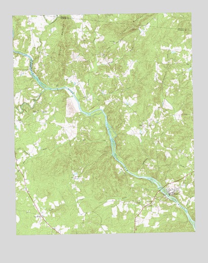 Bynum, NC USGS Topographic Map