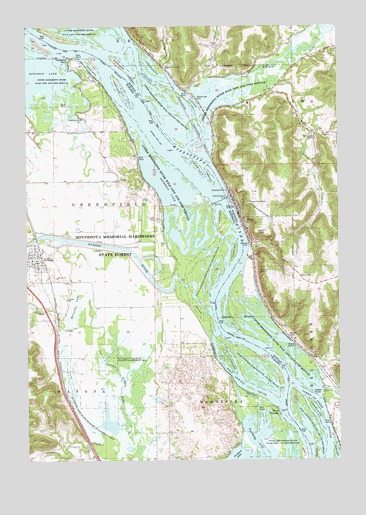 Alma, WI USGS Topographic Map