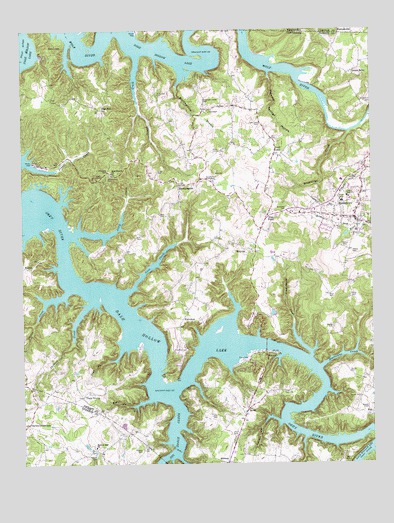 Byrdstown, TN USGS Topographic Map
