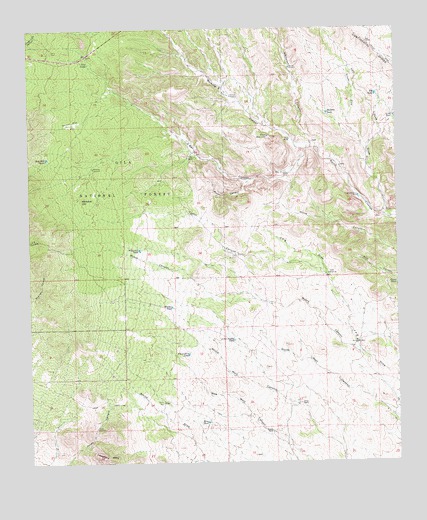 C Bar Ranch, NM USGS Topographic Map