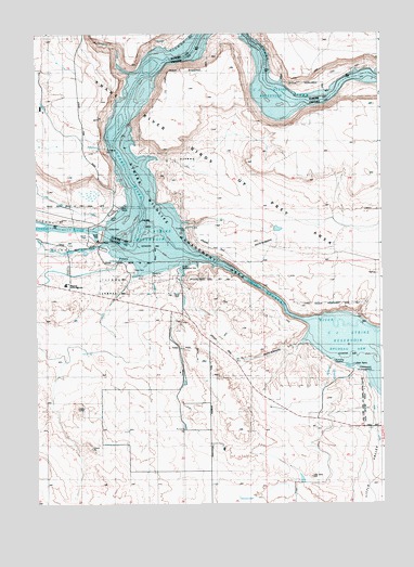 C J Strike Dam, ID USGS Topographic Map