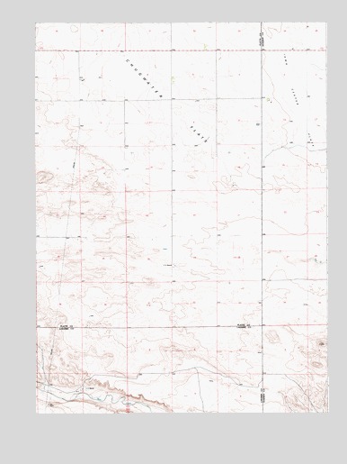 C S Ranch, WY USGS Topographic Map