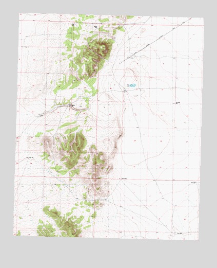 C-N Lake, NM USGS Topographic Map