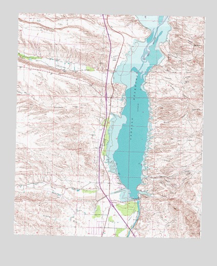 Caballo, NM USGS Topographic Map