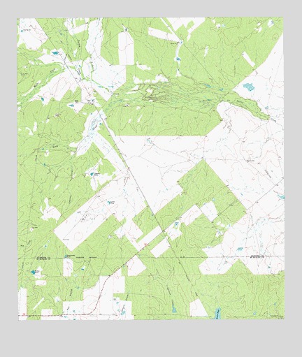 Caballos Creek, TX USGS Topographic Map
