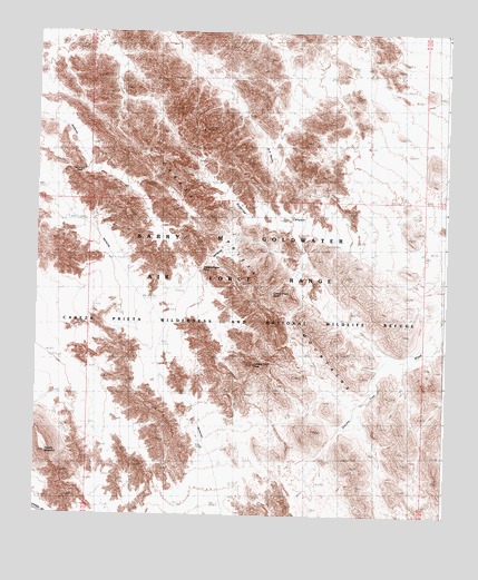Cabeza Prieta Peak, AZ USGS Topographic Map