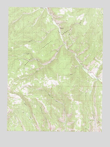 Cabin Creek, CO USGS Topographic Map