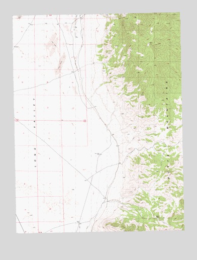 Cabin Spring, NV USGS Topographic Map