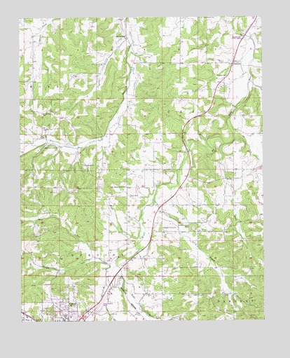 Cabool NE, MO USGS Topographic Map