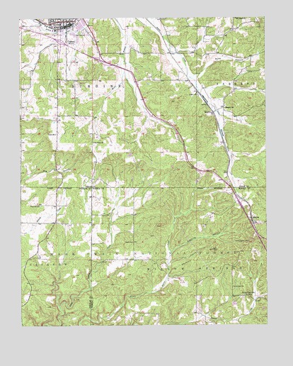 Cabool SE, MO USGS Topographic Map