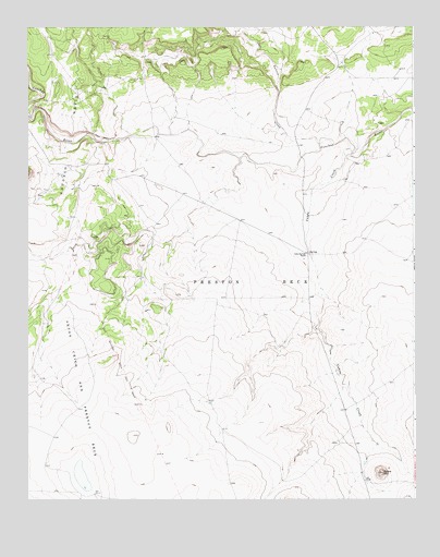 Cabra Hill, NM USGS Topographic Map