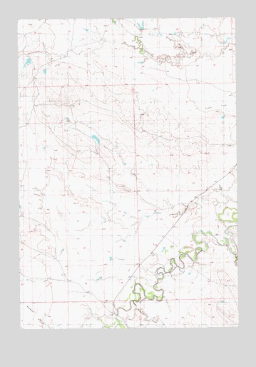 Cactus Creek West, MT USGS Topographic Map