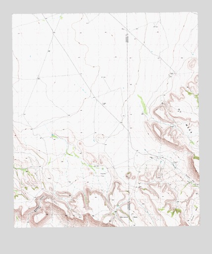 Cactus Flat, TX USGS Topographic Map