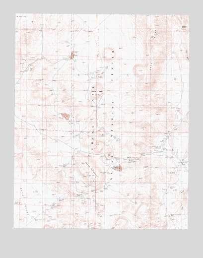 Cactus Peak, CA USGS Topographic Map