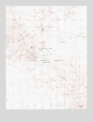 Cactus Spring, NV USGS Topographic Map