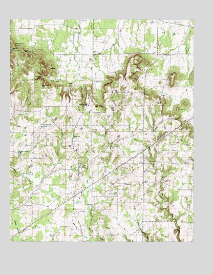 Caddo, AL USGS Topographic Map