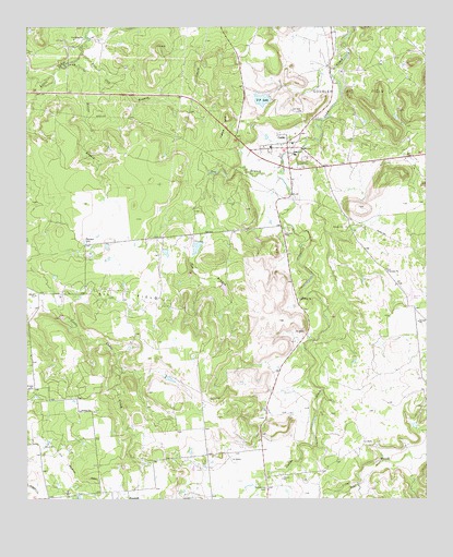 Caddo, TX USGS Topographic Map