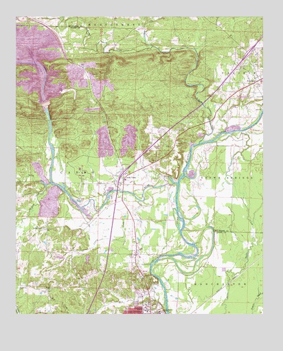 Caddo Valley, AR USGS Topographic Map
