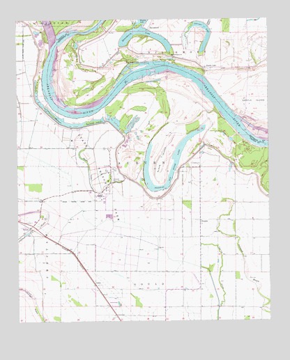 Cades, AR USGS Topographic Map