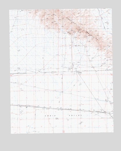 Cadiz, CA USGS Topographic Map
