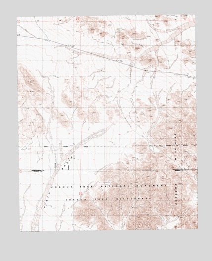 Cadiz Valley SW, CA USGS Topographic Map
