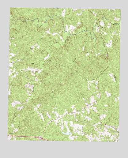Cadley, GA USGS Topographic Map