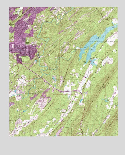 Cahaba Heights, AL USGS Topographic Map