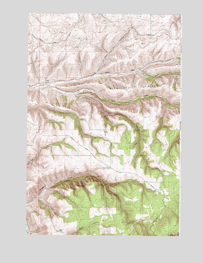 Cahill Mountain, WA USGS Topographic Map