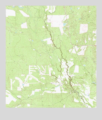 Caiman Creek NE, TX USGS Topographic Map