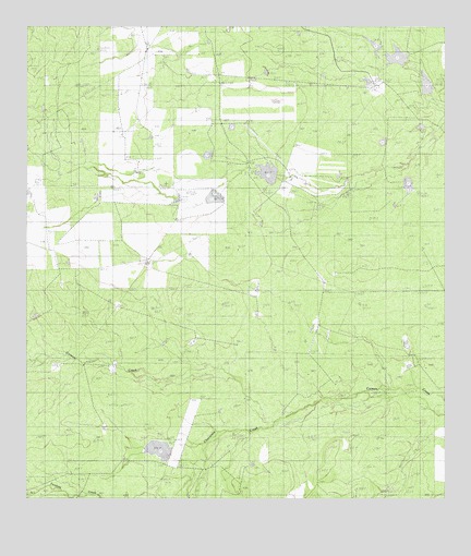Caiman Creek NW, TX USGS Topographic Map