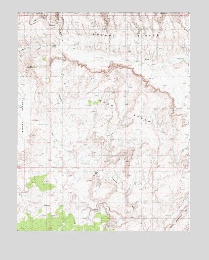 Caine Springs, UT USGS Topographic Map