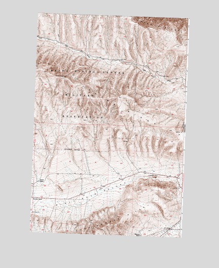 Cairn Hope Peak, WA USGS Topographic Map
