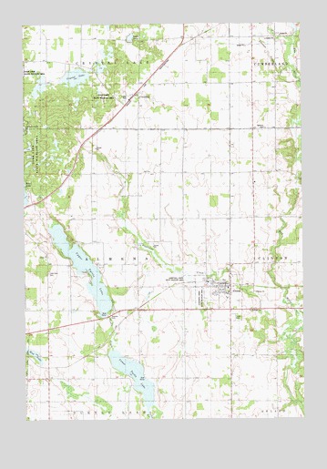 Almena, WI USGS Topographic Map