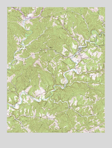 Cairo, WV USGS Topographic Map