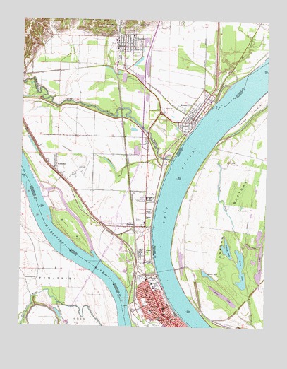 Cairo, IL USGS Topographic Map