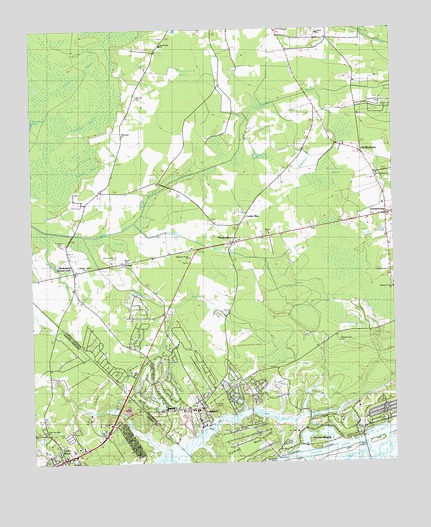 Calabash, NC USGS Topographic Map