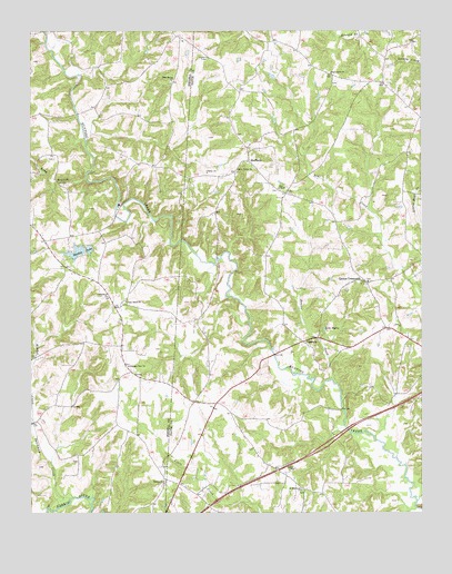 Calahaln, NC USGS Topographic Map